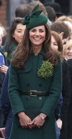 La belleza de Kate Middleton eclipsó la celebración de St. Patricks.