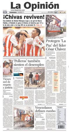 Los Angeles, California. La Opinión