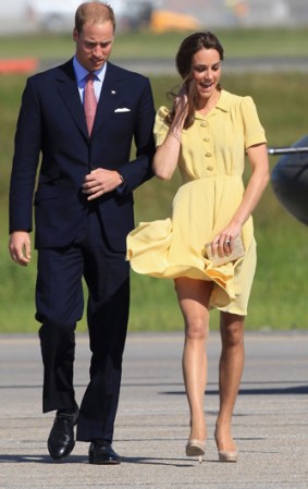 Un lindo vestido vaporoso y primaveral, que hizo que la Princesa derrochara sensualidad.