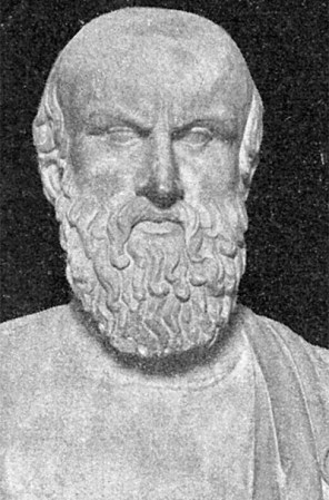 455 BC: Aeschylus fue un autor de tragedias. Valerio Máximo escribió que este buen hombre falleció cuando un águila dejó caer desde las alturas a una tortuga, confundiendo su cabeza con una roca.