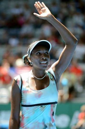 Aunque el regreso a la cancha de la Venus no fue más allá de su partido con la alemana Angelique Kerber, ella disfrutó una vez más esta nueva posibilidad.