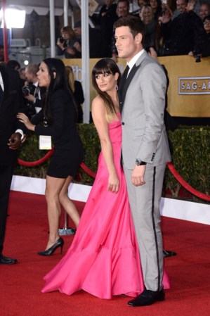 Cory Monteith el pasado 10 de enero durante la premiación de los Annual Critics' Choice Movie Awards.
