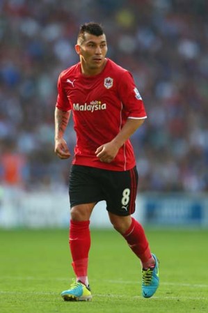El chileno Gary Medel, del Cardiff.
