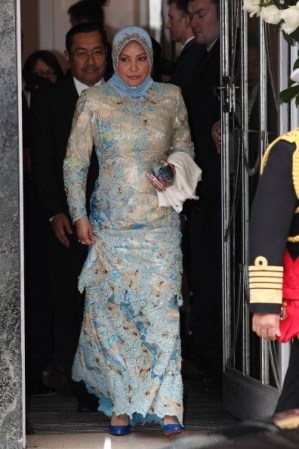 La reina Tuanku Nur Zahirah de Malasia.