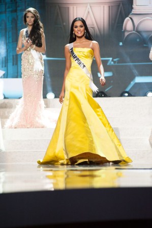 Ariella Arida, Miss Filipinas, fue la quinta finalista.