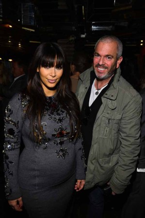 NEW YORK, NY - MARCH 27: (EXCLUSIVE COVERAGE) Kim Kardashian and guest attend the DuJour Magazine Spring 2013 Issue Celebration at The Darby on March 27, 2013 in New York City. (Photo by Larry Busacca/Getty Images for DuJour)