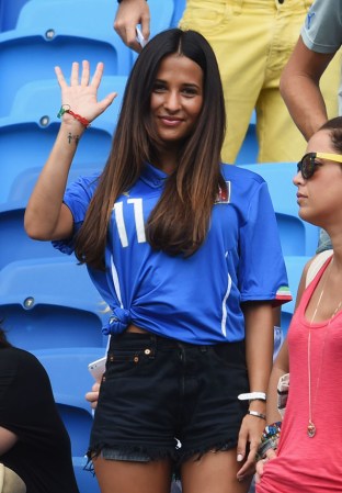 Federica Riccardi, prometida de Alessio Cerci (Italia).