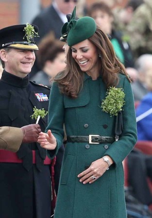 La belleza de Kate Middleton eclipsó la celebración de St. Patricks.