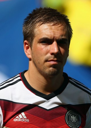 4. Philipp Lahm: Valorado en $100 millones. Juega con el equipo del Bayern de Munich y representa a Alemania en el Mundial.