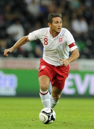Frank Lampard un referente de la selección inglesa.