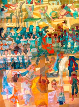 Cándido Portinari (Brasil 1903 – 1962) fue el primer artista latinoamericano en tener una exposición en el Museo de arte moderno de Nueva York. Tenía pasión por la figura humana y por las temáticas propias de su Brasil natal.