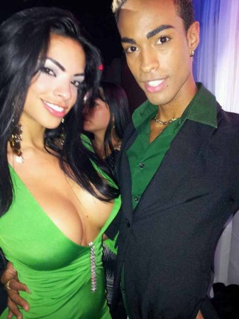 Dayamí Padrón, la bella y despampanante modelo y actriz cubana con Osmany G.