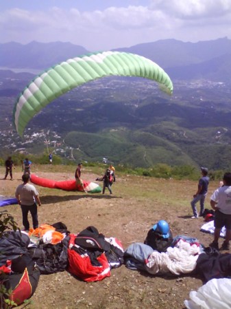 Vuelo en parapente