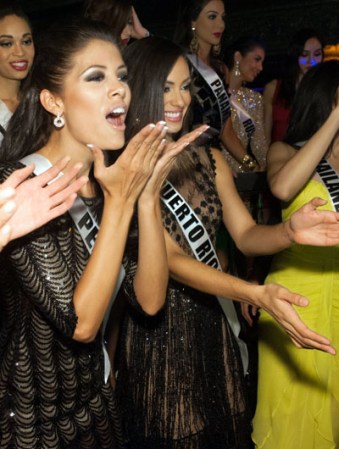 Miss Puerto Rico, Monic Perez, desplaza su belleza en Miss Universo 2013.