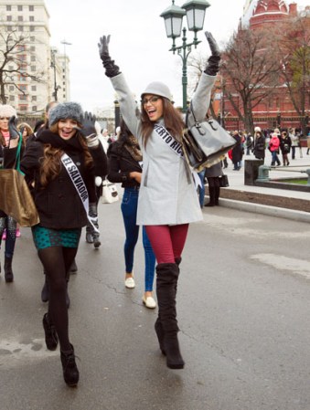 Miss Puerto Rico, Monic Perez, desplaza su belleza en Miss Universo 2013.