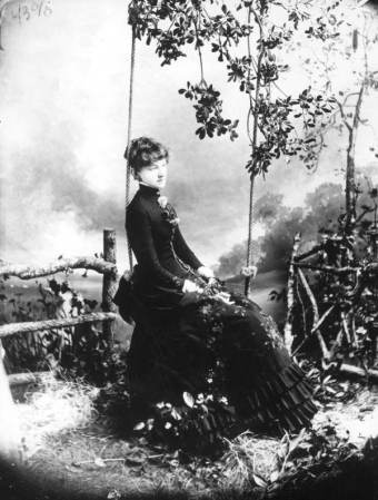 Una residente de Tallahassee posó amablemente para el fotógrafo para esta foto, tomada entre 1895 y 1915.