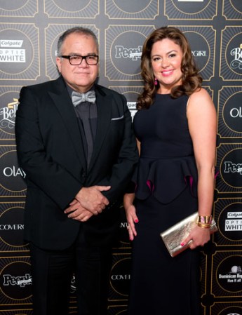Armando Correa y Monique Manso en la gala de Los 50 Más Bellos de People En Español, celebrado en la ciudad de Nueva York.