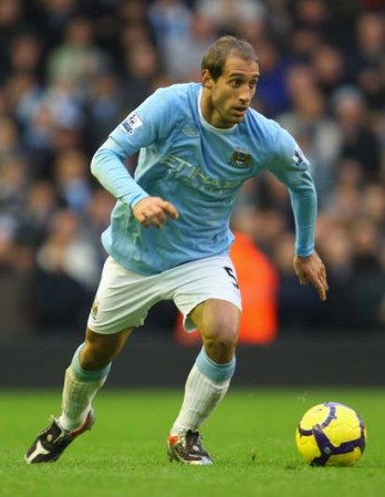 El argentino Pablo Zabaleta del Manchester.