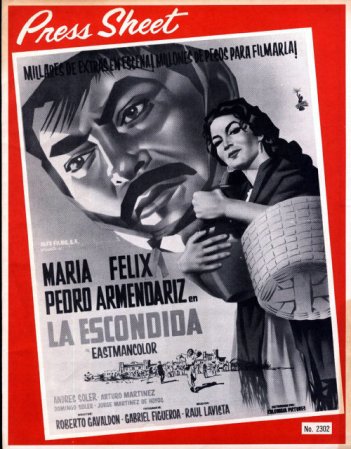 María Félix dejó un imborrable legado de decenas de películas. Estas son algunas de ellas, tal y como fueron anunciadas en los carteles de la época.