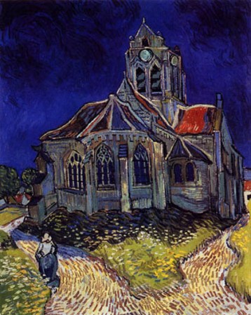 "La iglesia de Auvers-sur-Oise"