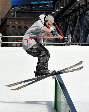 El patinador de esquí de estilo libre Tom Wallisch.