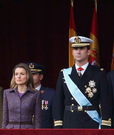 Profesional, deportista y cercano, el Príncipe Felipe, "preparado para reinar", según su padre.<br /><br /><br /><br /> *** Local Caption *** Prince Felipe:Princess Letizia