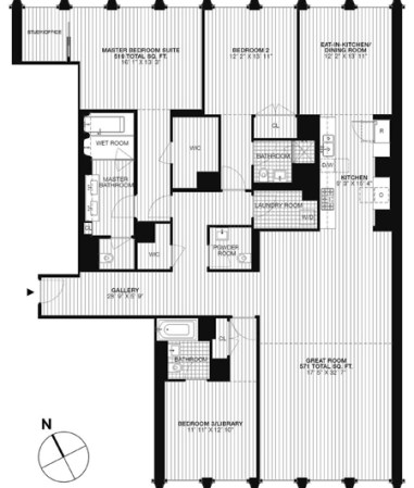 Aquí se ve el plano de la edificación.