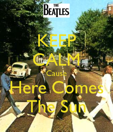 Here comes the sun. Una de las mejores contribuciones de Harrison a The Beatles.