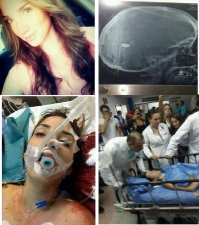 Manifestaciiones en Caracas este martes en la noche.