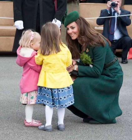 La belleza de Kate Middleton eclipsó la celebración de St. Patricks.
