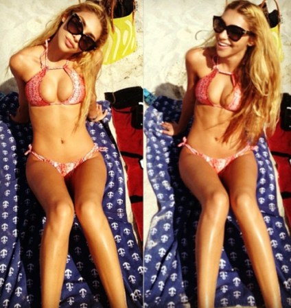 La sexy modelo que acompañaba a Justin Bieber durante su arresto, Chantel Jeffries, ha salido con varios famosos y también cuenta con varios arrestos.