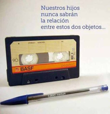 Olvídate de escuchar la última canción del casete sin usar la pluma…