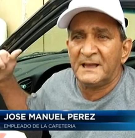 José Manuel Pérez empleado del lugar.