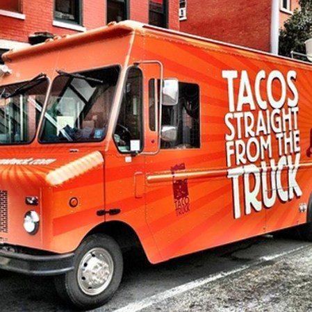 Y en Nueva York puedes encontrar Tacos straight from the truck.