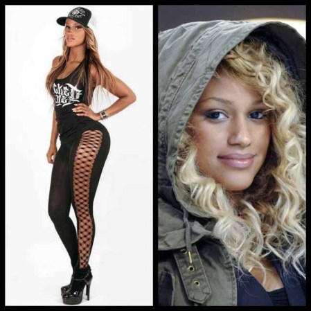 Fanny Neguesha, la novia del futbolista italiano Mario Barwuah Balotelli.