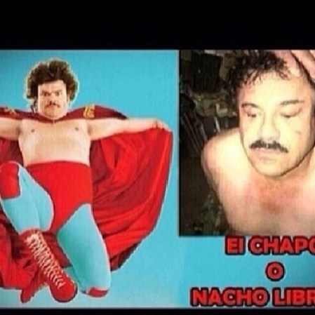 En las redes sociales, como ya es de costumbre, no se hizo esperar la reacción en “memes”, de la captura del narcotraficante más buscado del mundo Joaquín “el chapo” Guzmán.