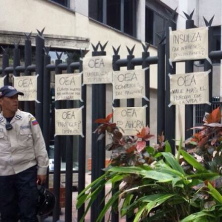 Este lunes en Caracas. Franco desafío al silencio de la OEA.