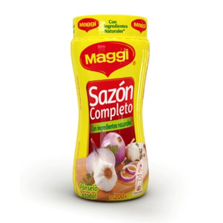 Maggie Sazón Completo, favorito en muchos hogares para un delicioso sabor bien dominicano en la cocina.