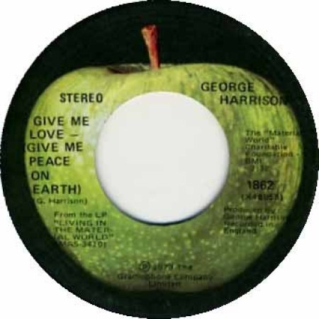 Give Me Love (Give Me Peace on Earth), de George Harrison. Una canción del álbum de 1973 Living in the Material World. Una de las mejores y más populares canciones de Harrison.