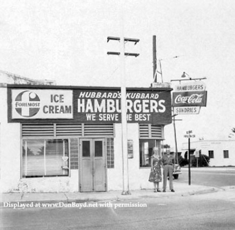 Así se veían las hamburguesas Hubbard's Kubbard en las décadas de los 40 y 50.
