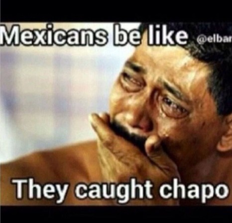 En las redes sociales, como ya es de costumbre, no se hizo esperar la reacción en “memes”, de la captura del narcotraficante más buscado del mundo Joaquín “el chapo” Guzmán.