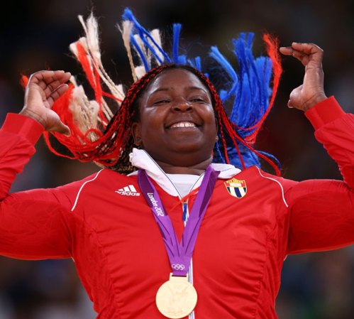 3 DE AGOSTO, 2012: Idalys Ortiz celebra su medalla de oro en judo en pesos superiores a los 78 kilos. Nadie pudo más que ella.