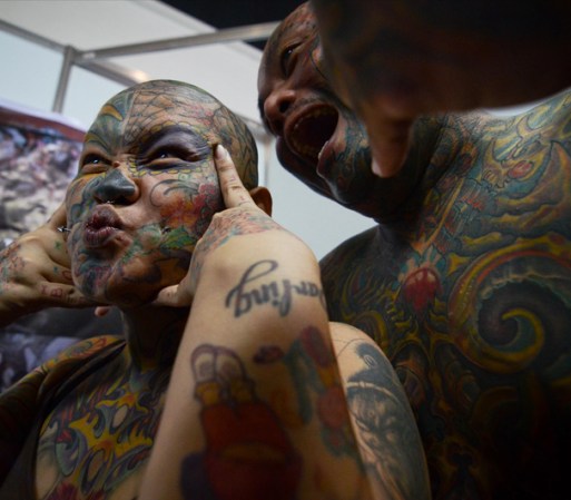 Festival del Tatuaje Dutdutan, en Manila, Filipinas.