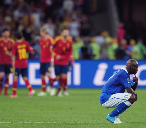 Imágenes que definieron el partido entre España e Italia, en el que los españoles se coronaron como campeones 4-0.