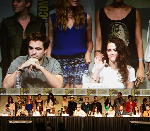 El elenco y la producción de "The Twilight Saga: Breaking Dawn Part 2" asistieron a la presentación.