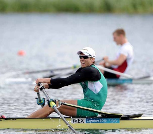 DIA 7: Patrick Loliger Salas, de México, compite en remo.