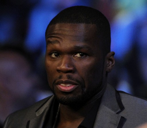 LAS VEGAS, NV - SEPTEMBER 15: Rapper Curtis '50 Cent' Jackson attends the Julio Cesar Chavez Jr. and Sergio Martinez WBC middleweight title fight at the Thomas & Mack Center on September 15, 2012 in Las Vegas, Nevada. (Photo by Jeff Bottari/Getty Images)