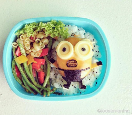 Hello Kitty, Snoopy y los Minions son algunos de los personajes que adornan los platos de Samantha Lee, una mamá que lo hace todo para que sus hijas coman bien.