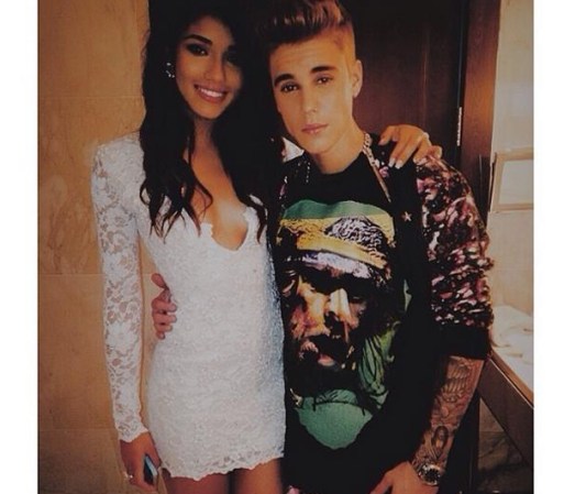La joven, quien se hace llamar “Yoo Ventura”, subió esta fotos a las redes sociales con el cantante el siete de mayo, diciendo “Con mi amigo Justin Bieber”.