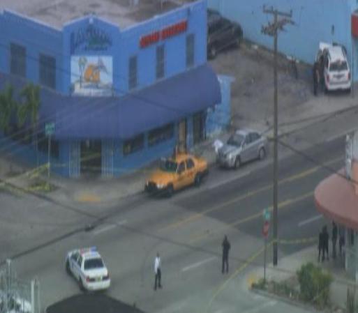 El incidente ocurrió a las afueras del restaurante Laguna en 2800 del noroeste y 7th avenida.